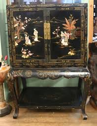 Chinese Lacquer Cocktail Cabinet Chinoiserie 1910 | eBay