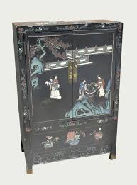 Lot - CHINESE BLACK LACQUER CABINET