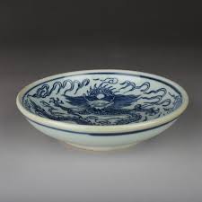 Chinese Blue and White Porcelain Qing Dragon Design Plate 4.92 inch | eBay