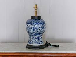 Antique Delft Blue and White Porcelain Vase Made into Modern ...
