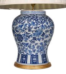 Pair of Blue and White Chinese Porcelain 20th Century Temple ...