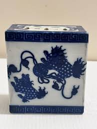 Chinese Porcelain Pillow - Etsy