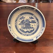 Dining | Seven Small Blue And White China Plates In Good Condition | Poshmark