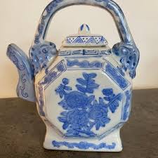 Vintage Chinese Octagon Teapot. (192) - Etsy