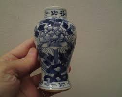 19th Century Chinese Blue and White Porcelain Baluster Jar ...