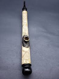 Hand Carved Chinese Opium Pipe