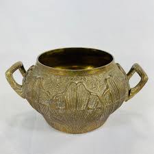 Vintage Brass Bowl With Handles India 4 1/4” Height | eBay