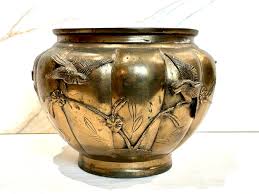 19 Century Japanese Bronze Planter Pot With Birds - Etsy