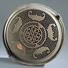 Antique Chinese Brass Hand Warmer Jian Ding 4 Wax Seal w/ Provenance #1 | eBay