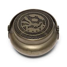 Chinese Brass Hand Warmer with Phoenix, c. 1850 at 1stDibs | keith brazier, brezzer.c