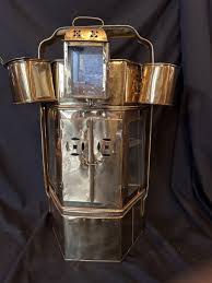 Sold at Auction: Asian Street Food Brass Noodle Cart Tiffin Box