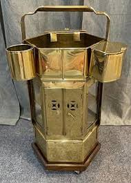 Tall Brass Indian Hookah Or Smoking Stand ?, 42 Inches