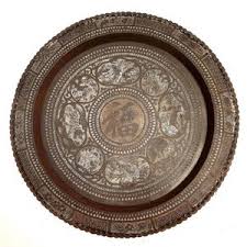 Large Vintage Chinese Zodiac Brass Plate Wall Decor 24" - Etsy