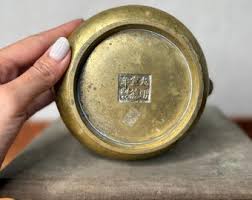 Antique Chinese Bronze Bombe Incense Burner - Qing Dynasty ...