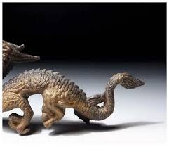 Japanese Vintage Copperware Okimono or Ornament, Statue of ...