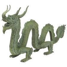 Design Toscano Asian Dragon of the Grand Temple Cast Bronze Garden Statue : Target