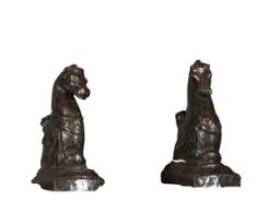 Pferdebock aus der Frühzeit - Antike Kamine Bank