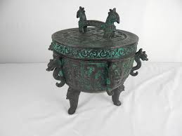 James Mont-Style Archaic Asian Inspired Midcentury Ice ...