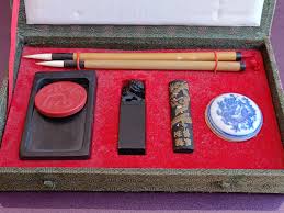 1960 Chinese Wax Seal Set, Oriental Gift, Lion Seal, Dragon ...