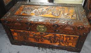 Lot - A 1960's Hong Kong Camphor Wood Chest