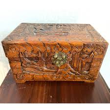 Antique Chinese Wood Chest - Etsy