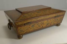 Antique English Regency Penwork Games or Playing Card Box, circa 1820 For Sale at 1stDibs | antique card box, antique playing card box, wooden playing card box