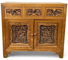 Sold at Auction: Chinese Three-Part Lacquered Cabinet