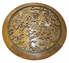 Sold at Auction: 20th C. Singaporean Hand Carved Dining Table