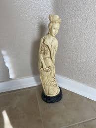 Antique Chinese Old Wise Resin Statue | eBay