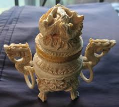 Beautifully Hand-Carved Stone Incense Burner – VGC – AMAZING ...