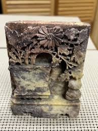 Chinese Soapstone Carving, a Pair Of - Etsy