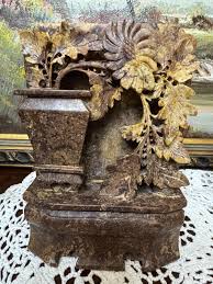 Bookends Hand Carved Soapstone Floral in Pot - Etsy