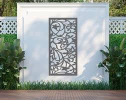 Brewume Screen, Metal Wall Art, Garden Screens, Garden Decor - Etsy