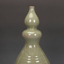 14.4" Rare China Porcelain Song dynasty Yaozhou kiln Carved phoenix gourd bottle | eBay