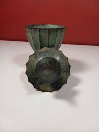 Vintage Green Metal Candy Dish with Lid Beautiful Design ...