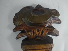 Early 20th Century Cast Iron Stylized Art Deco Door Stop in ...