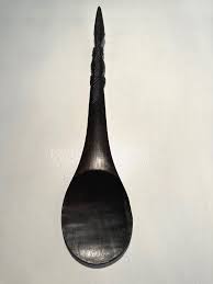 Hand Carved African Wooden Spoon Lizard Handle | eBay