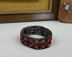 Red Coral Bracelet, Gemstone Stacking Bracelet, Layering ...