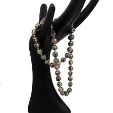 Hand Knotted Chinese Cloisonné Bead Necklace Vintage - Etsy