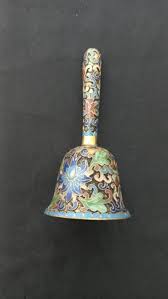 Vintage Cloisonné Enamel Floral Bell With | Mercari