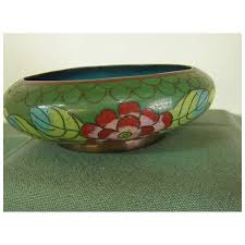 Beautiful Old Cloisonné Pin or Nib Dish. For Sale at Ruby Lane