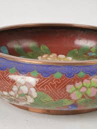 Chinese Cloisonné Bowl from the Late 19th to Early 20th ...