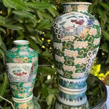 Vintage Japanese Imari Style Blue and Gold Peacock Porcelain ...