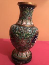 Vintage Cloisonné Vase 71/2”By 6” | eBay