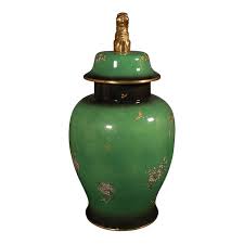 1950s Large English Ceramic Vintage Decorative Temple Urn ...