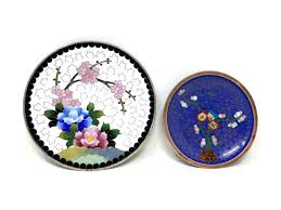 Vintage Cloisonné Trinket Dishes - Etsy