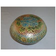 Cloisonne Enamel Incense Burner. For Sale at Ruby Lane