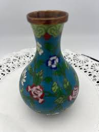 Cloisonné Enamel Vase - Mid-20th Century, China - Flower ...