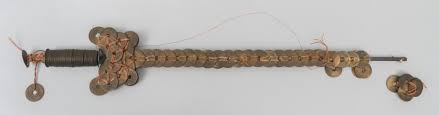 Sold at Auction: Antique Decorative Asian Coin Sword