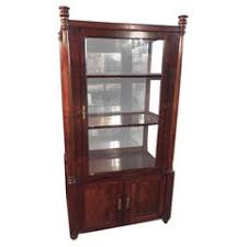 Antique Biedermeier Hall Cabinet / Wardrobe Around 1860 Mahogany veneer For Sale at 1stDibs | wardrobe around door